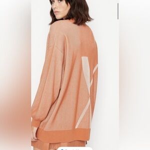 Armani Exchange Womens AX logo ribbed knit cardigan Sweater Size extra large XL